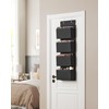 SONGMICS Over-Door Storage Organiser, Hanging Storage with 4 Compartments, Wardrobe