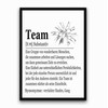 PURESIZE DIN A4 Desk Decoration or Wall Decoration with Team