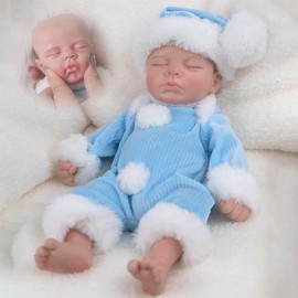 GUIENRLEA 12.2-inch Silicone Filled Reborn Doll, Lifelike Doll, Lovely Silicone Doll-boyl Doll and Clothes.