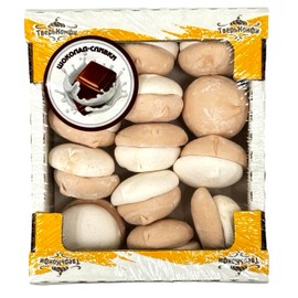 Tver' Konfi – Zefir Marshmallow With Creamy-Chocolate Flavor – Traditional Russian Dessert, Soft and Fluffy Confection, 14 oz | 400 g, Pack of 2