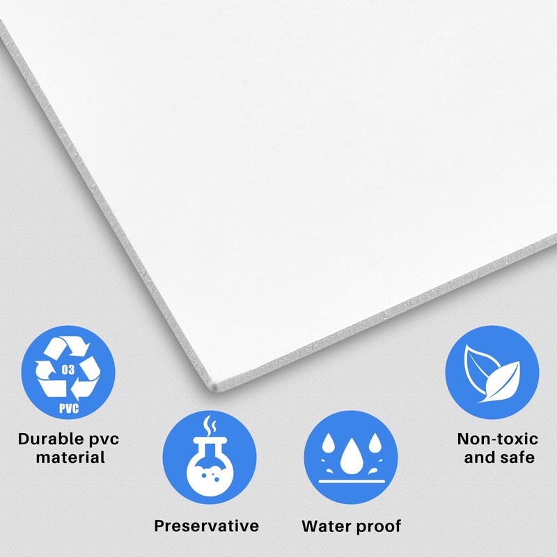 Frienda 6 Pcs 2ft X 2ft Drop Ceiling Tiles PVC