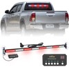 XRIDONSEN 35 inch Traffic Advisor Red White Emergency Light Bar