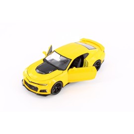 2017 Chevy Camaro ZL1 Hardtop, Yellow - Showcasts 37512-1/24 Scale Diecast Model Car