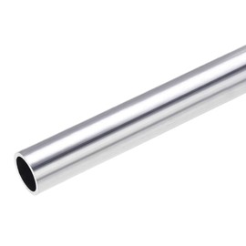 sourcing map 6063 Aluminum Round Tube, 22mm OD 18mm Inner Dia 300mm Length Seamless Straight Tubing