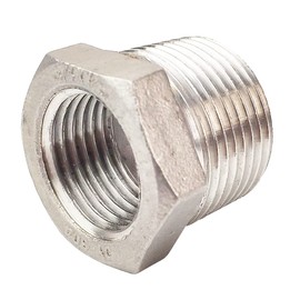 LOZOME 3/4" Male x 1/2" Female Thread Reducer Bushing Pipe Fitting, Adapter, Stainless Steel SS 304 NPT Reducer Bushing Pipe Hose Fitting