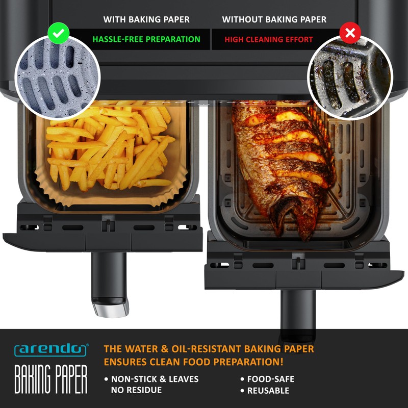 Air Fryer Parchment Paper Liner Baking Parchment Air Fryer Liners