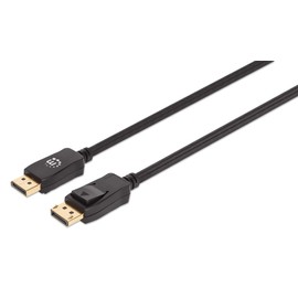 Manhattan 353595 Audio/Video DisplayPort 1.4 8K to 60 Hz M/M 1 m Black