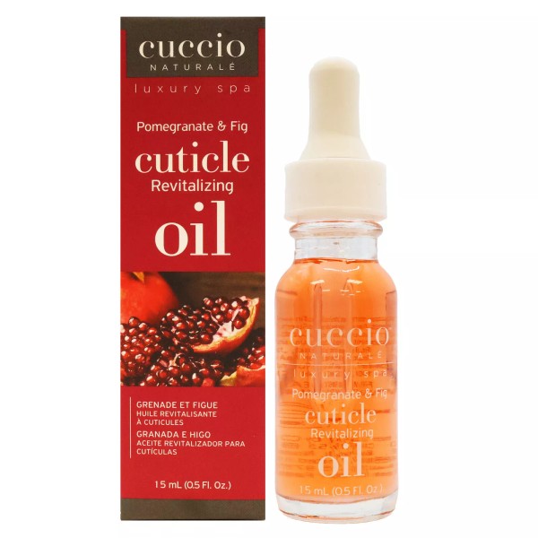 CUCCIO REVITALIZING CUTICLE OIL POMEGRANATE AND FIG 0.5 OZ.