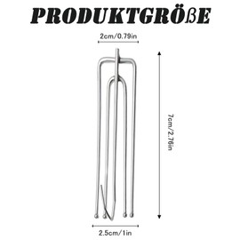 ZXJLWR Curtain Hooks Metal, Pack of 50 Curtain Hooks, Stainless Steel Colours, 4-Prong Pinch Pleated Hooks, Curtain Hooks Metal, Curtain Hooks for Curtains and Curtain Ring Rails