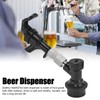 Beer Dispenser Plastic Black Portable Beer Tap Faucet for Outdoor