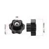 uxcell Clamping Handle Screw Knobs Handle M8 Threaded Through Hole