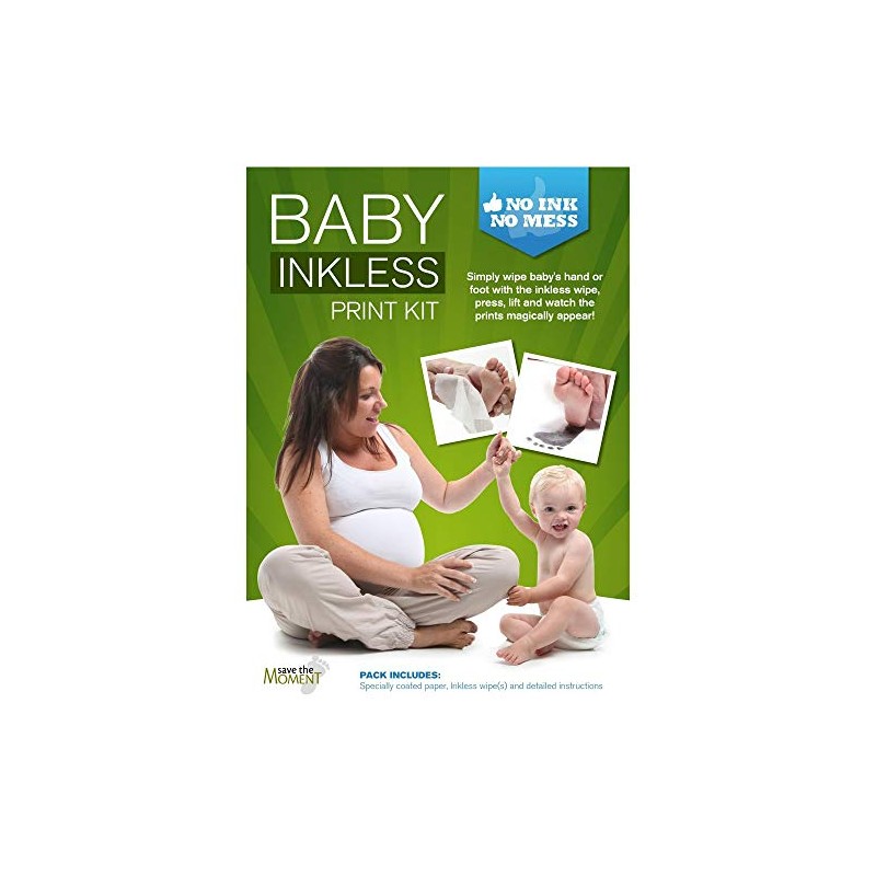 Inkless Wipe Hand & Foot Print Kit by Save The