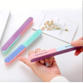 Vitalogy - Nail File and Buffer for Pedicure and Manicure - 7 Ways Filer for Nail Repair, Nail Care Tool, Washable Emery Boards, All-in-One Shaping & Buffing, Easy to Use for Women and Men - Pack of 2