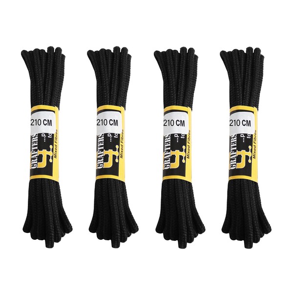 Grafters 210 CM Long 82" Black Round Strong Durable Work