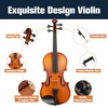 Mendini by Cecilio Violin 4/4 Full Size Kit For Beginners