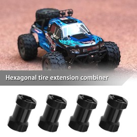 EMSea 12mm RC Hex Adapter 20mm RC Extension Wheel Hex Hub Metal Driver Adapter Compatible with Axial Scx10 Rc4wd D90 1/10 RC Crawler Car
