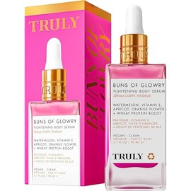 Suero reafirmante y iluminador Glowry de Beauty Buns, crema reafirmante para muslos y glúteos, crema anticelulítica de rápida absorción, crema reafirmante y loción para realzar los glúteos, 3,1 oz