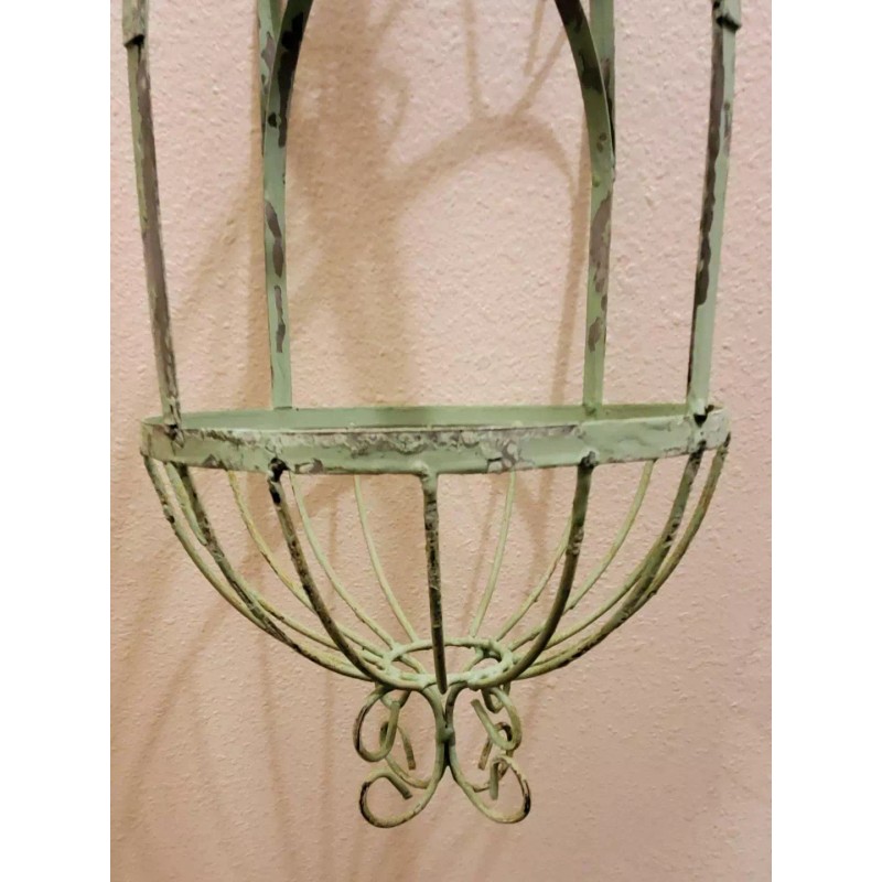 Rustic Hanging PLANTER Basket Antique Victorian Style Garden Plant Hanger