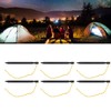 12PCS Tent Stakes Aluminum Alloy Three Edges Lightweight Tent Nail
