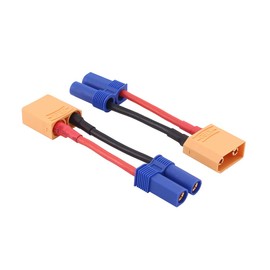 OliRC 2pcs Male XT90 to Female EC5 Connector Adapter with 14awg 2in Cable(C104-2)