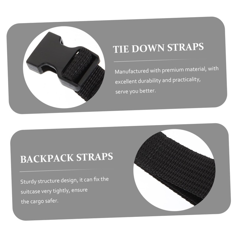 DOITOOL 12pcs Tie Down Straps Heavy Duty Buckle for Securing