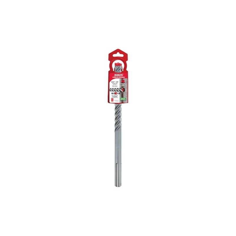Diablo Rebar Demon SDS-Max 4-Cutter Full Carbide Head Hammer Drill