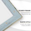 Golden State Art,5x7 Picture Frame - Blue and Grey Rustic