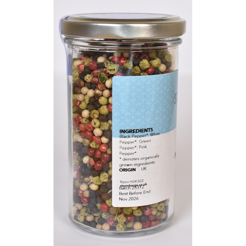 Steenbergs Organic Rainbow Pepper Blend 120g