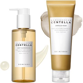 Doble limpieza SKIN1004 – Aceite desmaquillante + Espuma ampulosa 6.8 oz + 4.2 oz