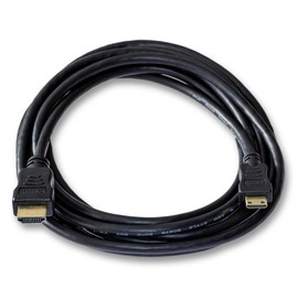 HDMI lead for Canon EOS 5D Mark IV Digital Camera | Mini C | Gold Plated | Length: 3 m