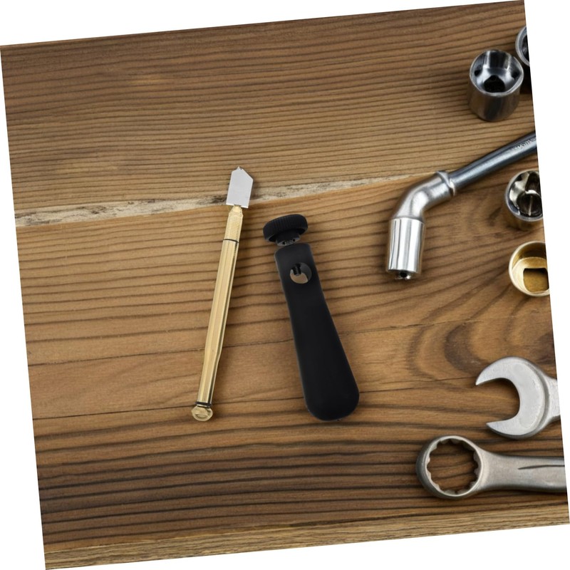 TEHAUX Glass Scorer Power Handle Oil Feed Roller for Mosaic