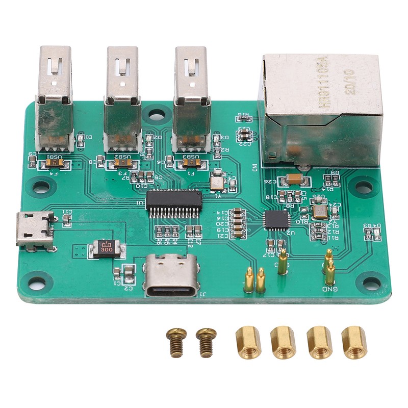 HUB Expansion Board Integrated USB to Ethernet Accessories for Raspberry