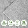 Superior Rayon from Bamboo Blend 3-Piece Towel Set, Luxury Quick