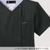 Luxury Series F 7082SC Women's Medical Scrub Jacket, charcoal gray