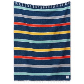 Mexican Blanket by Laguna Beach Textile Co - Beach, Yoga, Camping, or Decorative Throw Blanket - Traditional Handmade Serape - Sunset