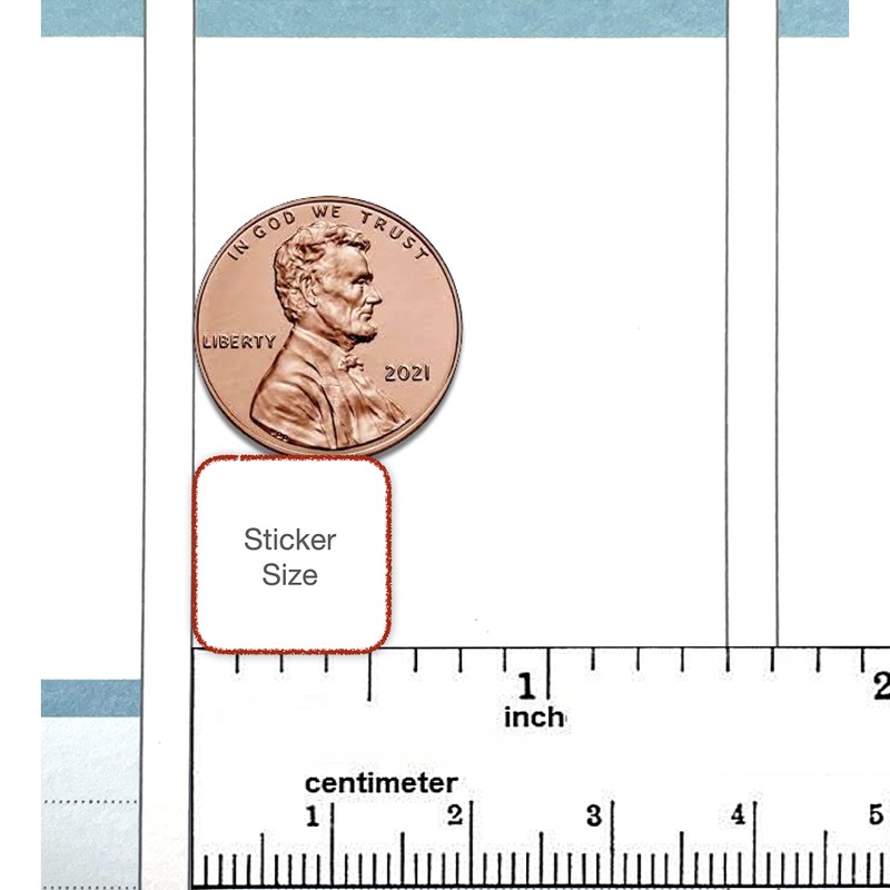 Wifi Icon Planner Sticker / 54 gold foil (1/2”) /