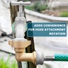 Sumalon 2 Pack Garden Hose Elbow Connector, 90 Degree Solid