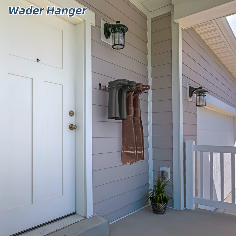 PrimZooty Wader Boot Hangers Rack, Sturdy Metal Organizer, Cowboy Boot