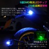 MAZERO 9-row SMD Explosive Flashlight, 7 Colors, RGB Strobe Light,