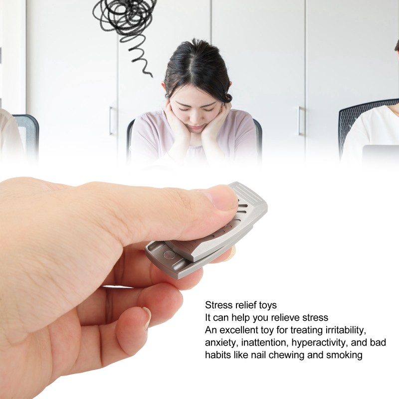 Magnetic Push Slider EDC Stainless Steel Haptic Slider for Adults
