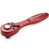 CROM 1/4-inch Drive Mini Ratchet - 72-Tooth 1/4 Socket Driver