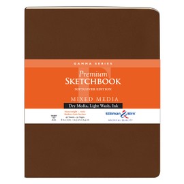Stillman & Birn Gamma Series Softcover Sketchbook, 8" x 10", 150 GSM (Heavyweight), Ivory Paper, Medium Grain Surface