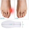 Alexvyan Two Finger Toe Separator Hallux Valgus Separators Bunion Spacers