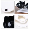 Raised Feeding Bowl, Cat Bowl, Tilted Cat Bowl, Raised Double
