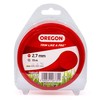 Oregon Round Mower Line 2.7mm Red For Grass, Weeds, Lawns