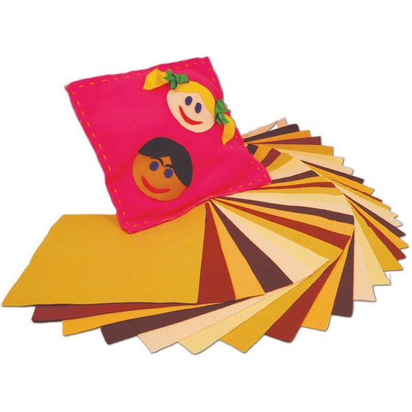 Springboard Multicultural Felt Squares for Crafting - Craft Felt Fabric