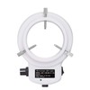 Science Resource SRR-IW White Adjustable 144 LED Ring Light Illuminator