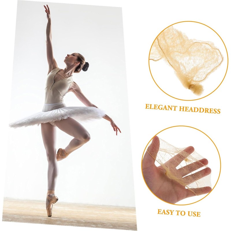 LIFKOME 40 Piezas De Malla Para El Cabello De Ballet