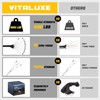 VITALUXE 1000lb Paracord Rope, 4mm 12 Triple Strands Paracord, Heavy