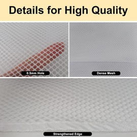 Stair Protection Net Balcony Net for Pets Stair Net for Pets Railing Safety Net for Proofing Proof Balcony Net Cat Netting,for Stairs/Railings, Indoor Outdoor Use, White